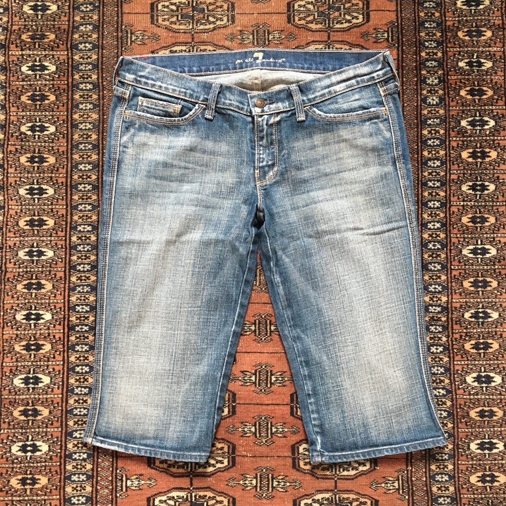 7 For All Mankind. Long shorts